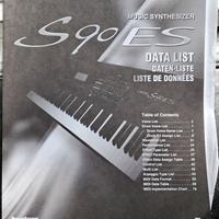 Yamaha S 90 ES  Daten Liste und Owner s Manual Essen - Steele Vorschau