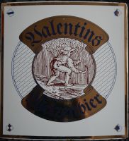 Emailschild , Valentins Weizenbier , Werbung ,Bier Sachsen - Görlitz Vorschau