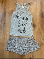 Pyjama Set - Snoopy - Kurze Hose und Top - Grau Findorff - Findorff-Bürgerweide Vorschau