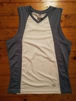 Damen Sporttop Top Sport-Top S 36 38 weiß blau-grau Sportshirt Bayern - Kasendorf Vorschau
