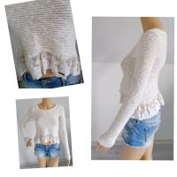 Hollister Pullover Strickpullover XS 34 cropped Spitze Hessen - Oberaula Vorschau