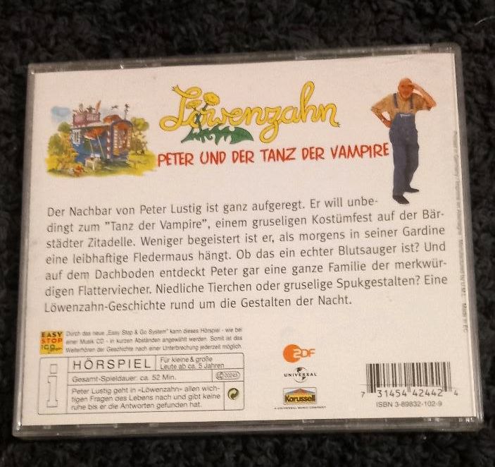 Löwenzahn|CD-Hörspiel|Peter und der Tanz der Vampire|Peter Lustig in Recklinghausen