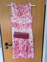 Festliches Kleid in weiß rosa, Größe 36 mit Tasche Baden-Württemberg - Heilbronn Vorschau