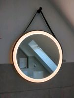 LED Badspiegel Badezimmer rund 60 cm mit Beleuchtung & Lederband Brandenburg - Brandenburg an der Havel Vorschau