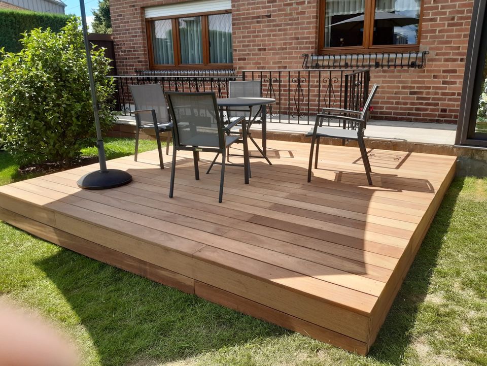 GUAYANA TEAK TERRASSENDIELEN HOLZ BRETTER ECO DIELEN GUNSTIG AACH in Aachen