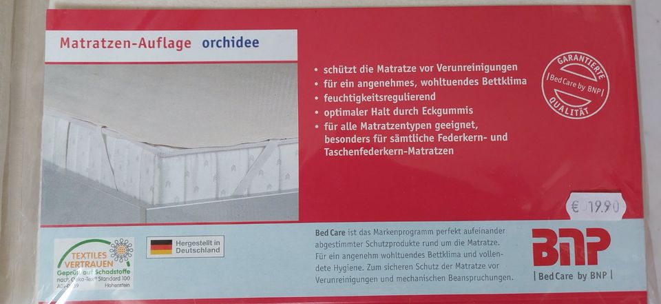 Matratzenauflagen - Größe 90x190cm (neu, originalverpackt) in Dresden