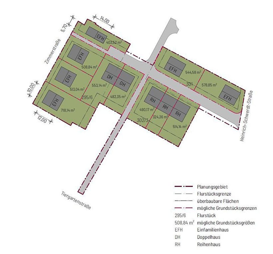 ++ Baugrundstücke im B-Plangebiet mit ca. 6.825m² in Waltershausen++ in Waltershausen