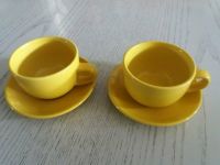 2 Mokka-Espresso Tassen Espressotassen 4 Untertassen Kaffeetassen West - Nied Vorschau