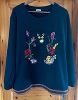 Margittes Sweatshirt, dunkelblau mit Druck, Gr. 44 Berlin - Hellersdorf Vorschau