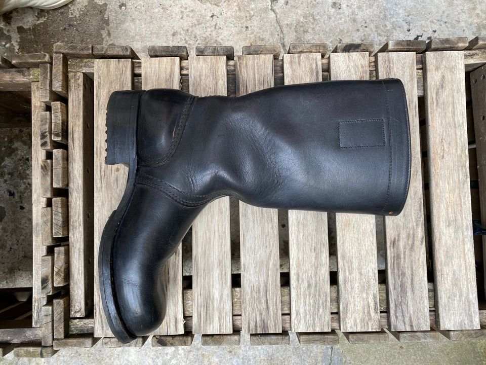 Frühe Bundeswehr Stiefel 40 Knobelbecher Boots Leder Biker 6 in Köln