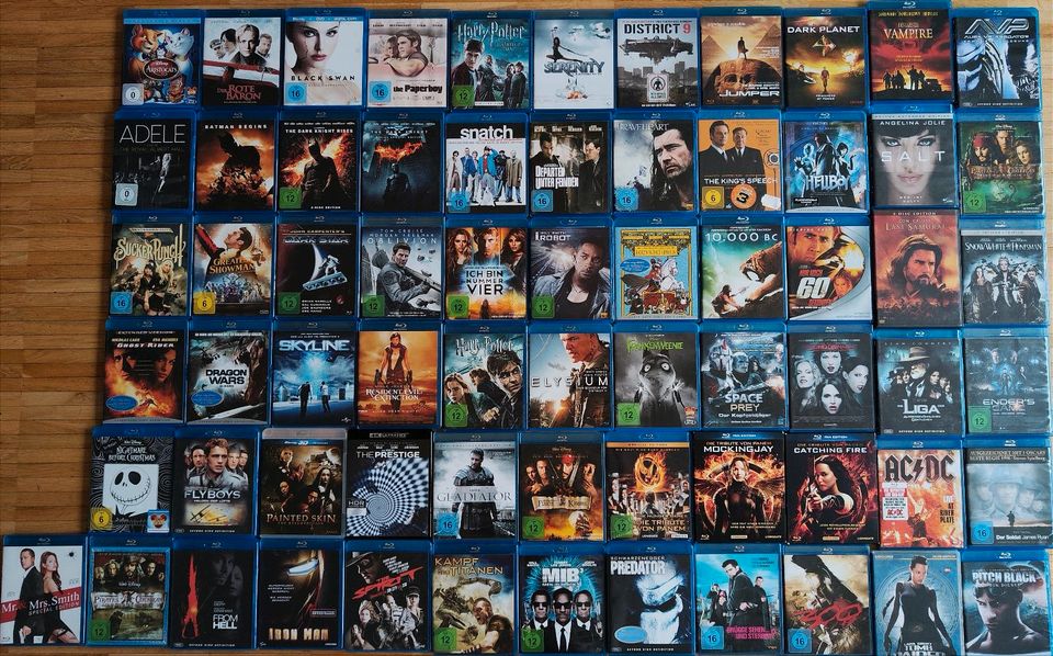 Filme Blu Ray DVD, Harry Potter, Hunger Games, Iron Man, Alien in Leverkusen