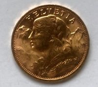 Goldmünze 20 Franken Vreneli 1935 B Schweiz Gold Schleswig-Holstein - Bargteheide Vorschau