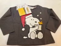 Zara Longsleeve Langarmshirt grau Snoopy Peanuts Gr. 80 Nordrhein-Westfalen - Dormagen Vorschau