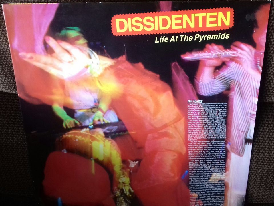 LP - DISSIDENTEN - "Life At The Pyramids" (1986) in Hameln