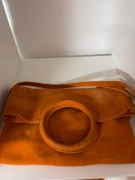 Handtasche Wildleder orange mit Innentasche Baden-Württemberg - Haßmersheim Vorschau