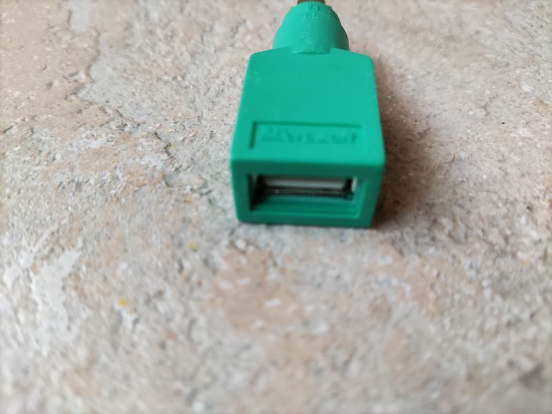 Original Microsoft Tastatur Maus Adapter USB auf PS2 Grün in Reutlingen