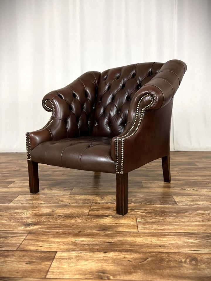 Chesterfield Ledersessel Vintage Sessel Liberty Chair in Hüllhorst