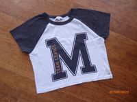 PULL & BEAR - T-Shirt Top grau-weiß Gr. L / XL Baden-Württemberg - Ehrenkirchen Vorschau