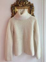 weiß creme grob gestrickter Pullover Rollkragen Berlin - Steglitz Vorschau