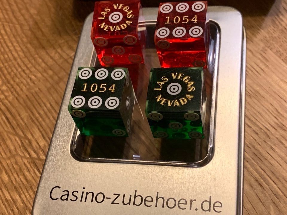 Präzisionswürfel Backgammon Craps Würfel Barbut Las Vegas Nummer in Duisburg