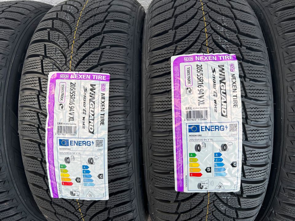 4x Winterreifen Neu 205 55 R16 94V Nexen Winguard Montage 60€ in Haiger