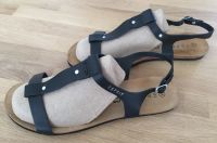 ❀ESPRIT Flache Sandalen T-Riemen Schwarz Leder✿NEU❀ Schleswig-Holstein - Barkelsby Vorschau