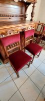 Ein alter Tisch mit sechs Stühlen zu verschenken Saarland - Völklingen Vorschau