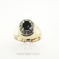 Brillant Saphir Gold Ring 585/14kt Gr.56 ca. 0,24ct Brillantring Kiel - Mitte Vorschau