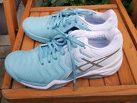 Asics damen Sneakers gr.39 blau-weiß neu mit Etikett West - Höchst Vorschau