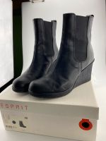 Esprit Stiefeletten Keilabsatz schwarz Gr.40 Bayern - Bergen Vorschau