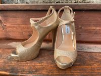 Steve Madden Plateau-Pumps in gold mit Riemchen Baden-Württemberg - Bad Dürrheim Vorschau