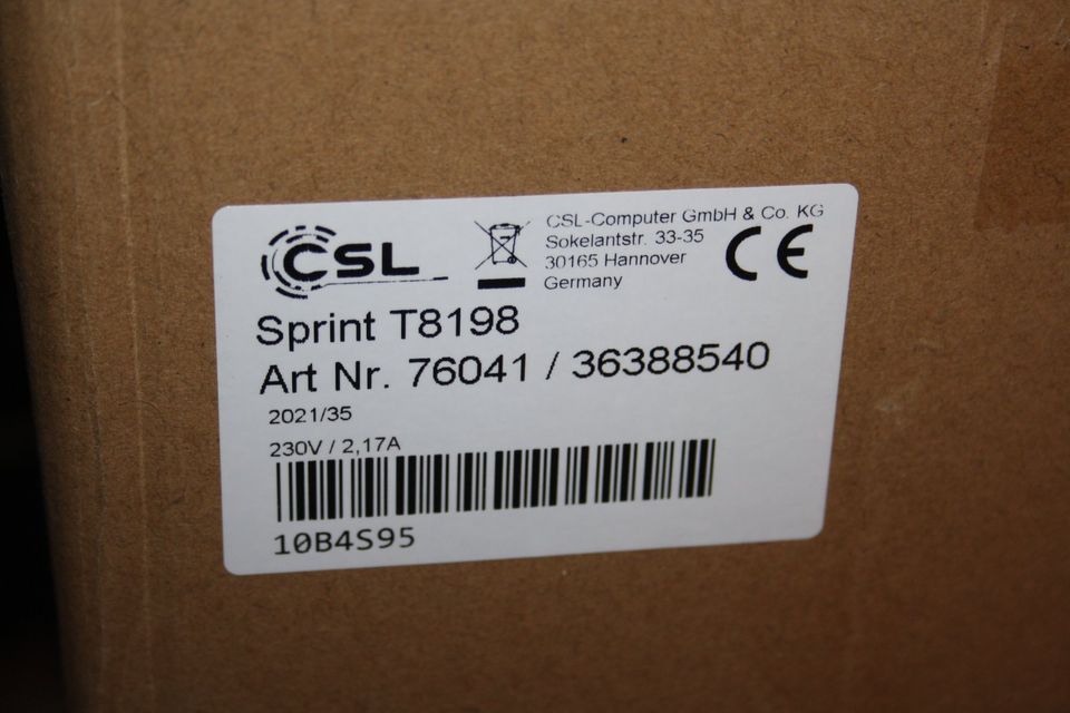 CSL Sprint T8198 Gaming-PC Ryzen 3, 16GB RAM, 512GB SSD in Maintal