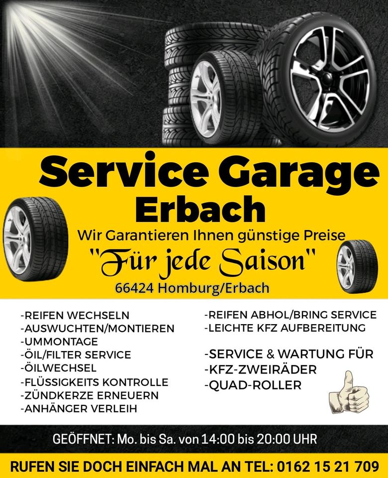 Service Garage Erbach in Homburg