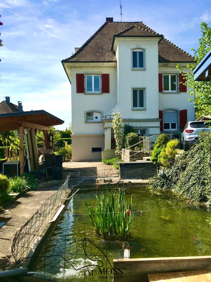 Beeindruckendes Haus auf sehr grossem Grundstück, super Garten und wunderschöner Aussicht in Grenzach-Wyhlen