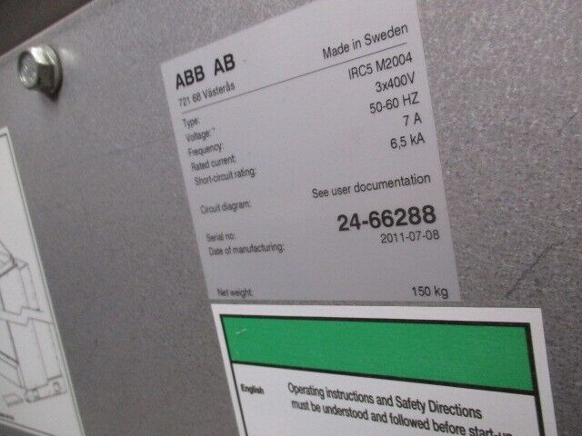 ABB Robotics IRB 2400L Type B IRC5 M2004 ,Bj.2011, DeviceNet in Buchen (Odenwald)