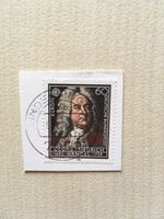 Briefmarke 60 Pfennige Georg Friedrich Händel 1985 (gestempelt) Bayern - Karlsfeld Vorschau