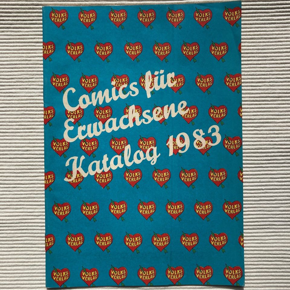 Comics für Erwachsene. Katalog 1983, Volksverlag Linden in Oldenburg