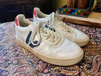 VEJA V-10 Leder Sneakers | White / Red | Made in Brasil | Gr. 38 Pankow - Prenzlauer Berg Vorschau