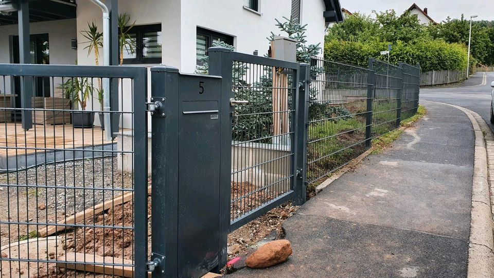 Schmiedezaun, Doppelstabmatten, Betonzaun in Anklam