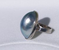 Massiver 925 Silber Ring. Echte Perle Einzelanfertigung (333/585) Hessen - Herborn Vorschau