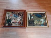 2 Bilder Gobelin und ÖL/Acryl "Der Arme Poet" von Spitzweg mit Ra Hessen - Bad Soden-Salmünster Vorschau