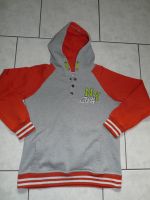 Sweatshirt NY Gr. 164 grau-orange Niedersachsen - Celle Vorschau