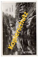 Alte Ansichtskarte „Edmundsklamm“, gelaufen 1932 Sachsen-Anhalt - Landsberg (Saalekreis) Vorschau