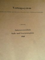 Vertragssysteme Gesetzesregister der 50er und 60er Jahre Sachsen-Anhalt - Zeitz Vorschau