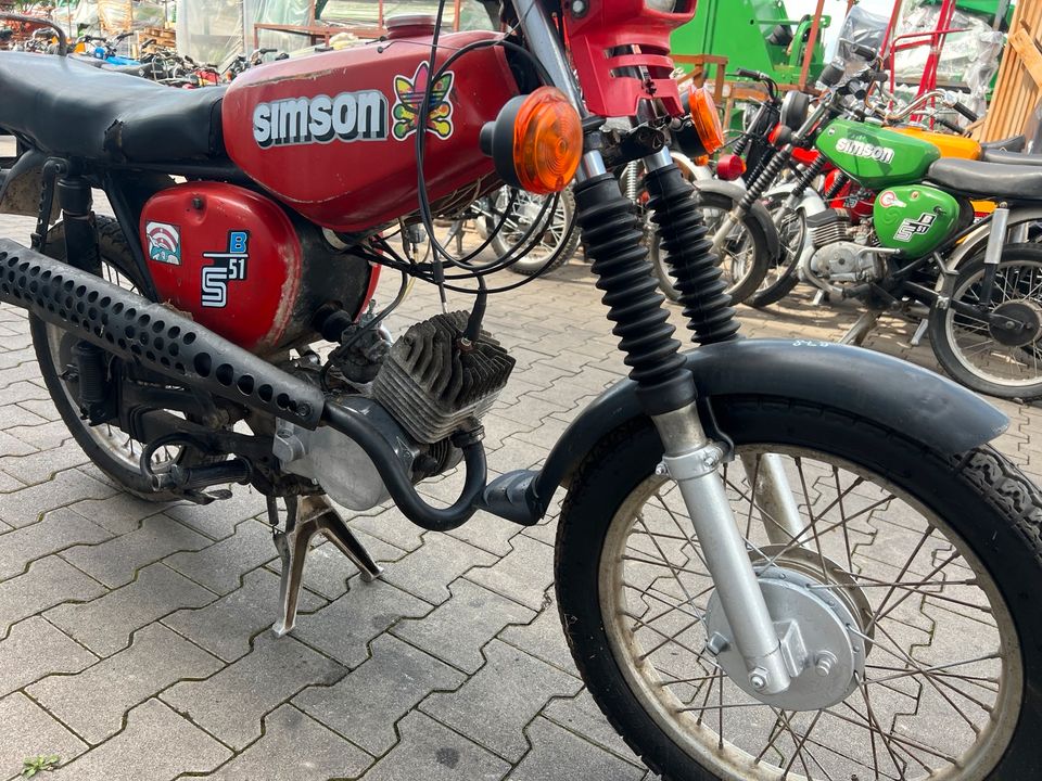 Simson S50 S50B1 1977 3-Gang Moped Mofa Roller B78 in Osterweddingen