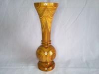 Holzvase gedrechselt Vintage Dekoration Erzgebirge DDR Sachsen - Drebach Vorschau