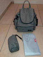 Wickeltasche Wickelrucksack grau Q Play *TOP Zustand* Bayern - Litzendorf Vorschau