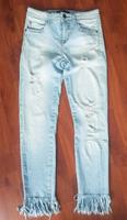 ZARA Basic Slim fit Jeanshose Jeans Used Look Gr.36 S Burglesum - Lesum Vorschau