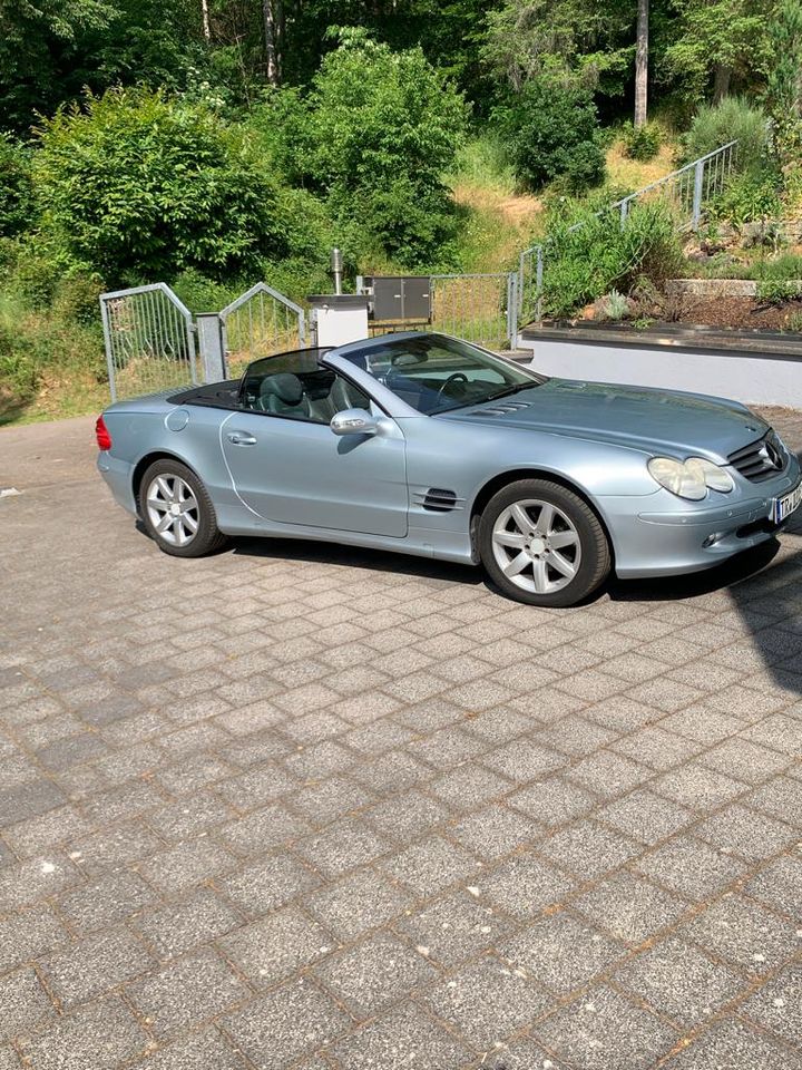 Merzedes SL 350 , R230, Silber-Blau Mettalic in Aach (bei Trier)