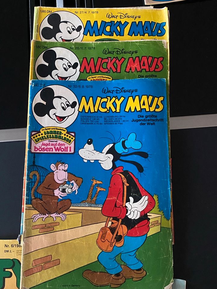 Micky Maus, Fix & Foxi und Goofy Hefte verkauft. in Niederkassel